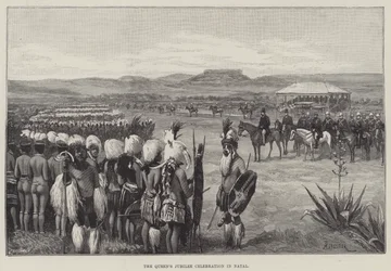 Die Jubiläumsfeier der Königin in Natal